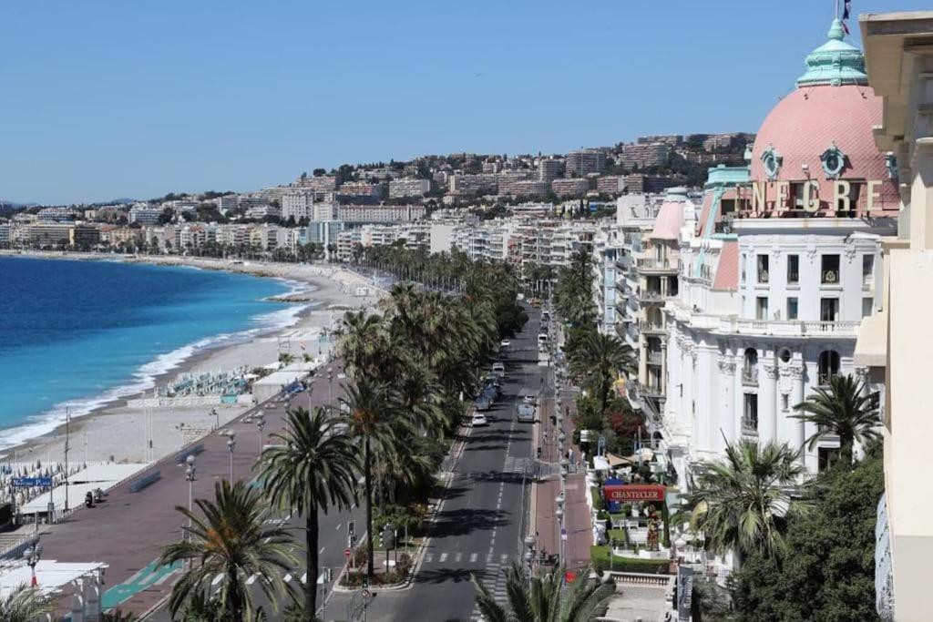 Palais Riviera Chaleureux Lumineux Et Climatise Lägenhet Nice Exteriör bild