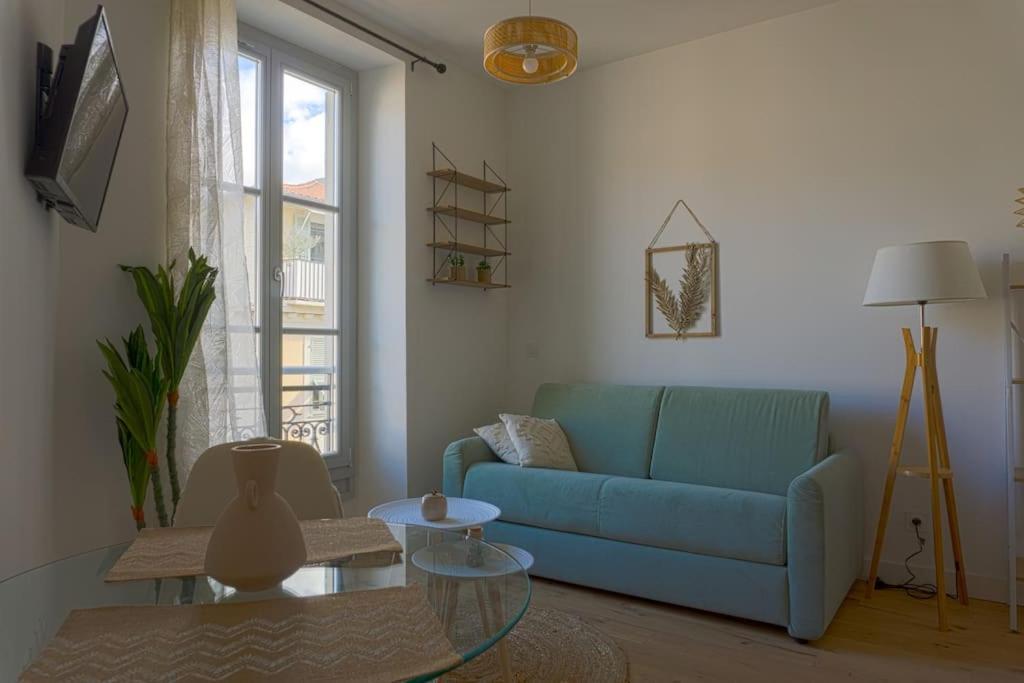 Palais Riviera Chaleureux Lumineux Et Climatise Lägenhet Nice Exteriör bild